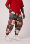 Men's Street Style Printed Bürümcük Sports Shalwar Trousers - 4