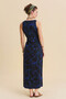 V Neck Slit Detail Long Dress - 4
