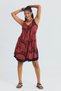 Pool Collar Piping Detailed Sleeveless Dress - 3