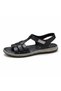 Genuine Leather Orthopedic Sole Women's Sandals Daily Comfortable Summer Velcro Comfort Shoes Sandals - 2