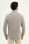 İnce Ç Striped S Slim Fit Long Sleeve 100% P Cotton Men's Shirt Brown - 27137.26Y - 4