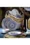 Porcelain Zeugma 6 Piece 21 cm Deep Plate - 2