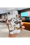 iPhone 16E Compatible Transparent Soft Silicone Magsafe Wireless Phone Case Dog Pattern
