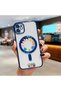 iPhone 11 Compatible Transparent Soft Silicone Magsafe Wireless Phone Case Cute Pattern