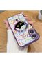 iPhone 16 Compatible Transparent Soft Silicone Magsafe Wireless Phone Case Cat Pattern - 2