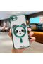 iPhone Se 2020 Compatible Transparent Soft Silicone Magsafe Wireless Phone Case Panda Pattern