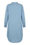 Striped Detailed Denim Tunic 23932-01 Ice Blue - 7