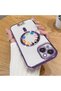 iPhone 15 Compatible Transparent Soft Silicone Magsafe Wireless Phone Case Cute Pattern - 2