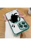 حافظة هاتف لاسلكية من السيليكون الناعم الشفاف بنمط القطط متوافقة مع هاتف iPhone 15 Pro Max - 2