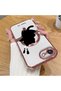 iPhone 17E Compatible Transparent Soft Silicone Magsafe Wireless Phone Case Cat Pattern - 2