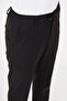 Gray Slim Fit Drawstring Elastic Waist Men's Trousers Black - 38367.26Y - 2