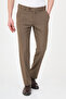 Straight Slim Fit Classic Men's Trousers Mink - 38342.26Y