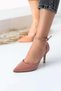 Somo Patent Leather 8.5 cm Stiletto Pointed Toe Women's Heeled Shoes