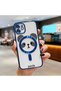 iPhone 12 Compatible Transparent Soft Silicone Magsafe Wireless Phone Case Panda Pattern