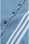 Striped Detail Denim Tunic 23932-02 Denim Blue - 4