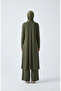 Oysho Fabric Knot Detailed Double Suit 5111-02 Khaki - 4