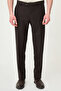 Straight Slim Fit Men's Trousers Brown - 38368.26Y - 4