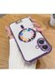 iPhone 16 Compatible Transparent Soft Silicone Magsafe Wireless Phone Case Cute Pattern - 2