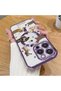 iPhone 15 Pro Compatible Transparent Soft Silicone Magsafe Wireless Phone Case Dog Pattern - 2