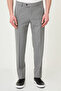Straight Slim Fit Classic Men's Trousers Dark Gray - 38342.26Y - 4