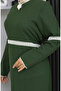 Şile Cloth Dress 3939-03 Khaki - 5