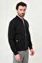 Straight Slim Fit Hakim Collar Men's Coat with Elastic Waist Black - 39665.26Y - 6