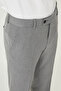 Straight Slim Fit Classic Men's Trousers Dark Gray - 38342.26Y - 2