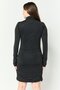 Women Rhinestone Embellished Mini Dress, Black - 4