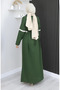 Şile Cloth Dress 3939-03 Khaki - 6