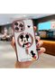 iPhone 16 Pro Max Compatible Transparent Soft Silicone Magsafe Wireless Phone Case Mickey Pattern