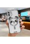 iPhone 11 Compatible Transparent Soft Silicone Magsafe Wireless Phone Case Panda Pattern