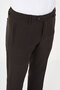Düz Super Slim Fit Zippered Pocket Men's Trousers Dark Brown - 38344.26Y - 2