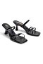 Metallic Croco Heels for Women Sandals