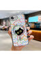 iPhone 17E Compatible Transparent Soft Silicone Magsafe Wireless Phone Case Cat Pattern