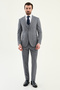 Duz Slim Fit Mono Collar Classic Vest Set Men's Suit Navy Blue - 45441.26Y - 3