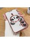 iPhone 16 Compatible Transparent Soft Silicone Magsafe Wireless Phone Case Panda Pattern - 2