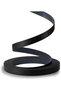 Black Edge Banding 7/8" x 50ft Non Glued PVC Edge Banding Cabinet Edge Banding for Countertop