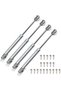 4 Pcs Lid Stay Soft Close Hinge Hydraulic Gas Struts 10 inch Universal Gas Spring Lift Suppor