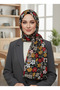 Floral Print Cotton Scarf– Summer Lightweight Soft Colorful Daily Hijab Scarf - 4