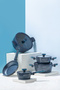 9Pcs Cookware set Challenger series C-1060, Crystal Ceramic, Non-stick, Induction.