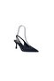 Ceylan 121 Women's Black Stone Detailed Pointed Toe Open Back Stiletto Heel Evening Dress Shoes - 2