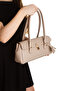 Women's Clamshell Lock and Charm Detailed Handbag and Shoulder Bag - 8