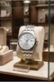 Round Case Women's Wristwatch |   31mm Steel Case, Silver Metal Band, Silver Dial - 4