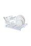 Stainless Steel Dish Organizer with Multi-Level Design - 2