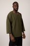 Men's V-Neck Khaki Fakir Sleeve - 2