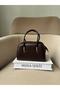 Women's Faux Leather Double Strap Shoulder Bag Bag