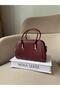 Women's Faux Leather Double Strap Shoulder Bag Bag - 3