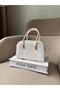 Women's Faux Leather Double Strap Shoulder Bag Bag