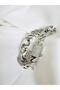 Premium Zircon Stone Silver Color Chain Bracelet 19 cm - 3