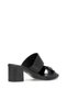 Elit Koc2222 Women's Genuine Leather Heels Slipper Black - 4